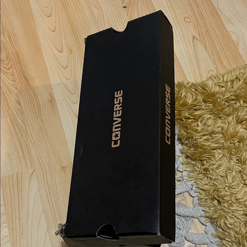 Converse Black Shoe Box with Logo